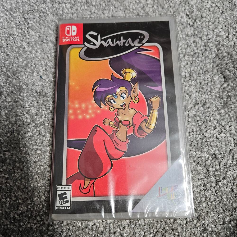 Shantae Nintendo Switch Game Limited Run #083 083 w/ Box Protector